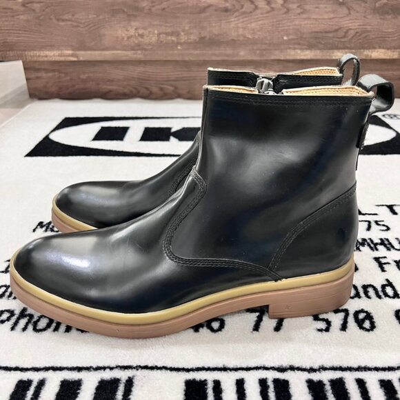 George Brown Bilt Waterproof Weatherproof Black Boots with Gum Sole - Picture 3 of 9